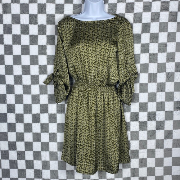 Michael Michael Kors, gold chain dress adjustable sleeves - Picture 1 of 7